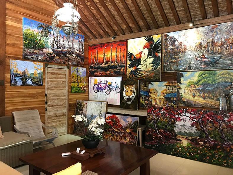 Joglo Villa Bali Penatih Eksteriør billede